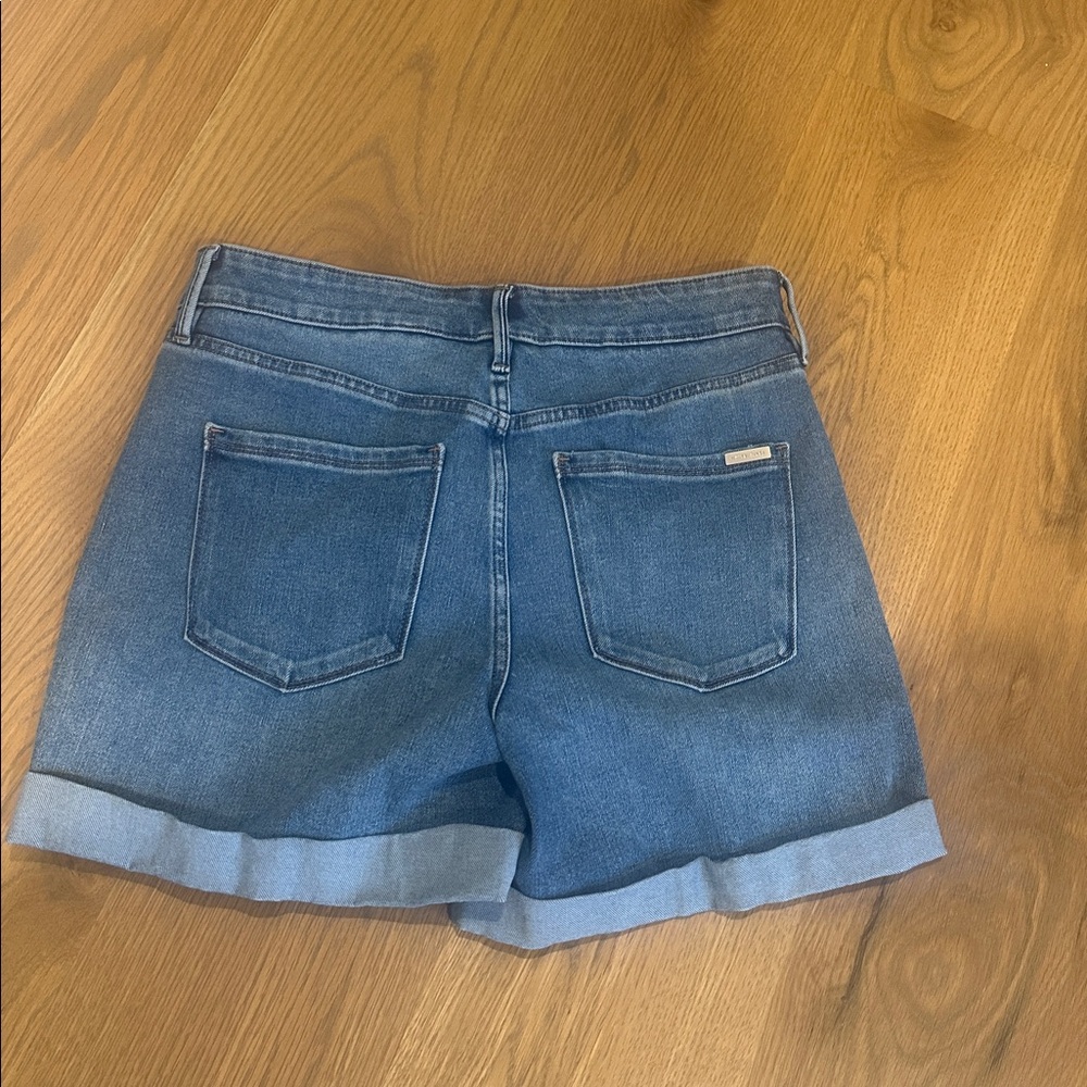 White House Black Market size 6 Denim Blue Women's Shorts - Picture 6 of 7